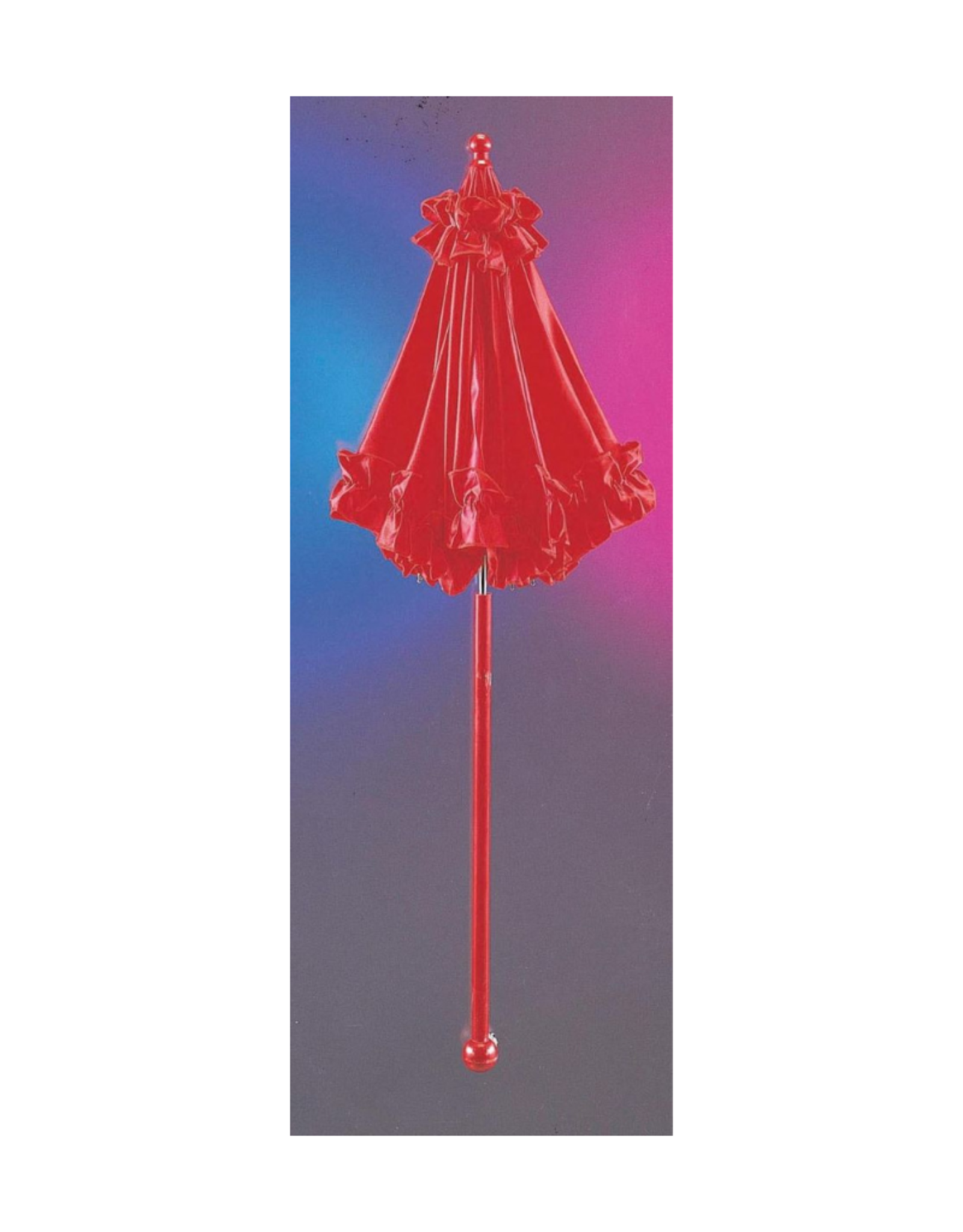 DELUXE SATIN PARASOL, RED