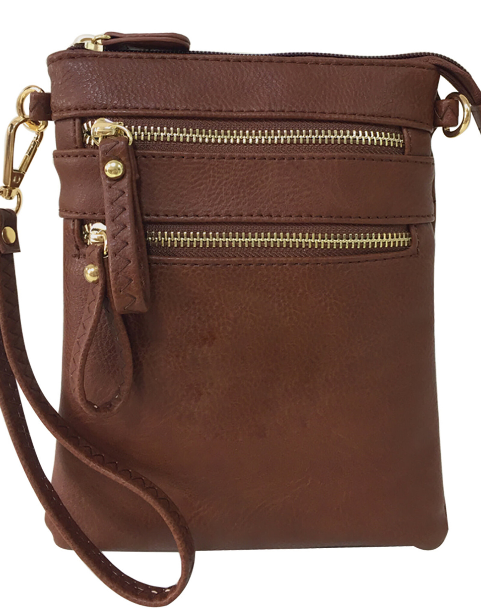 BAG-CROSS BODY W/2 ZIPPERS