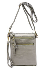 BAG-CROSS BODY W/2 ZIPPERS