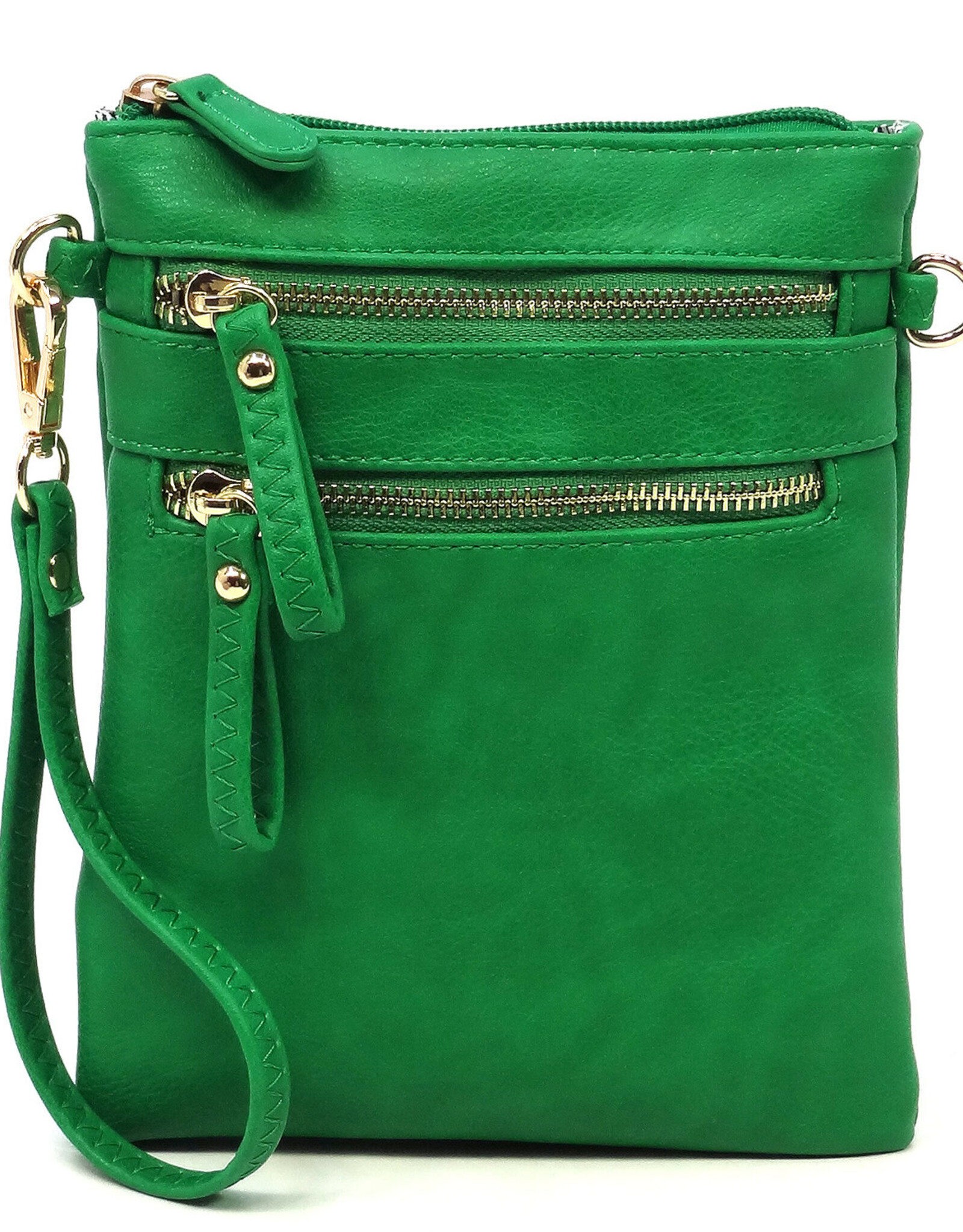 BAG-CROSS BODY W/2 ZIPPERS