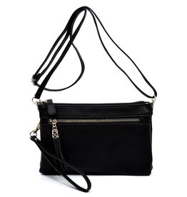 BAG-CROSS BODY HORIZONTAL W/ZIPPER