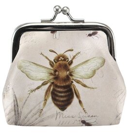 COIN PURSE W/CLASP HONEY BEE