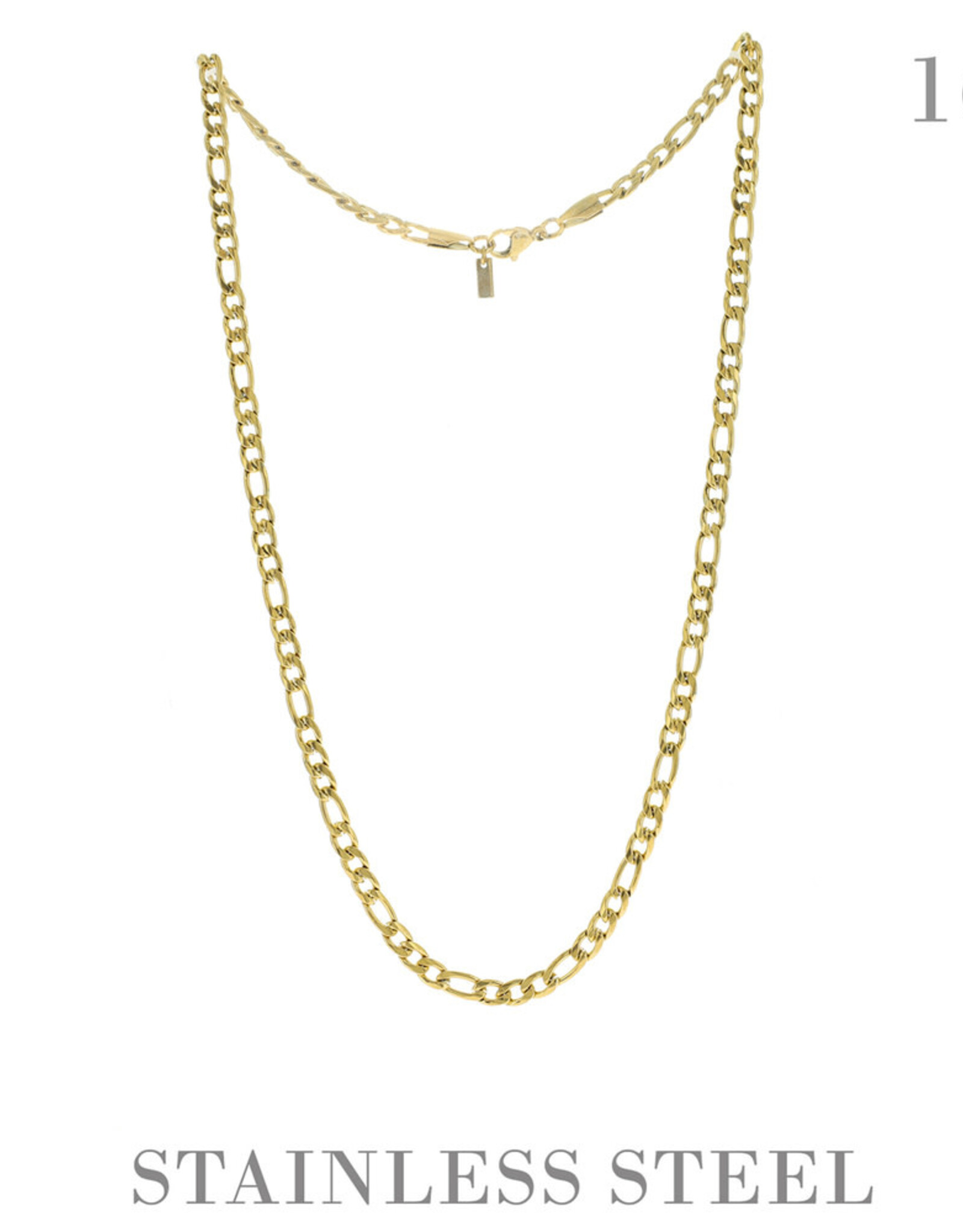NECKLACE-CHAIN FIGARO 16"
