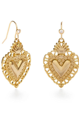 Faire/Amano Studio EARRINGS-FLAMES OF LOVE GOLD