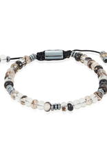 BRACELET-NAT STONE ADJUSTABLE