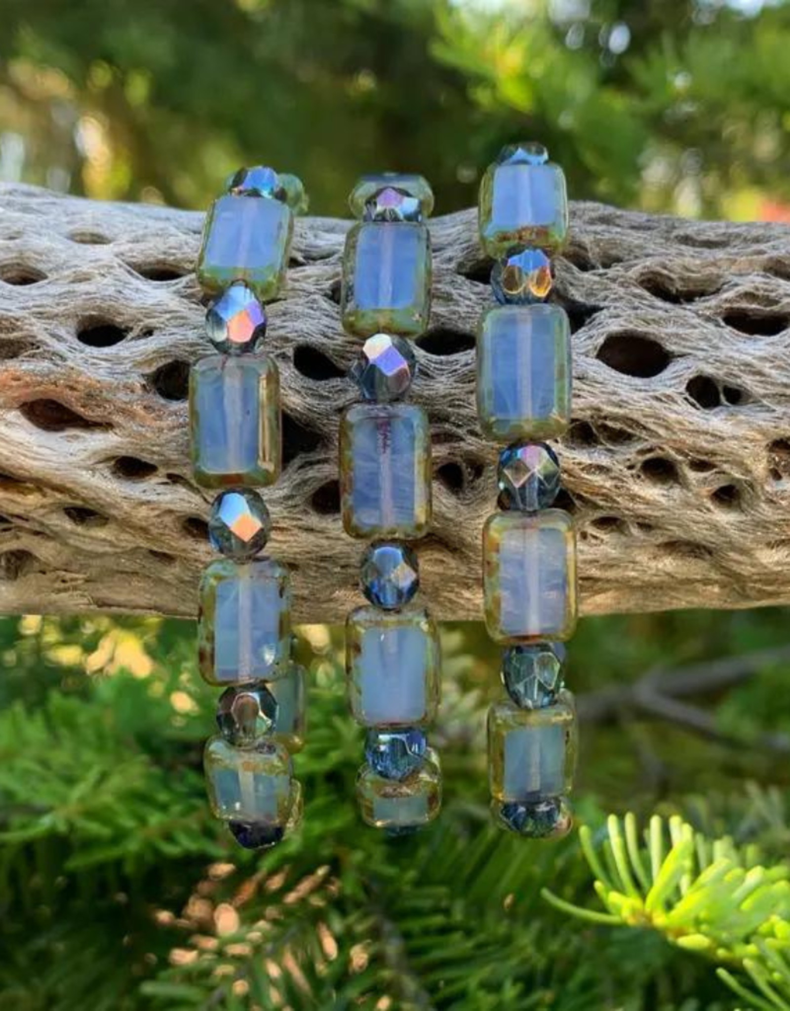 Faire/Marlene VanBeek Jewelry BRACELET-RECTANGLE GLASS