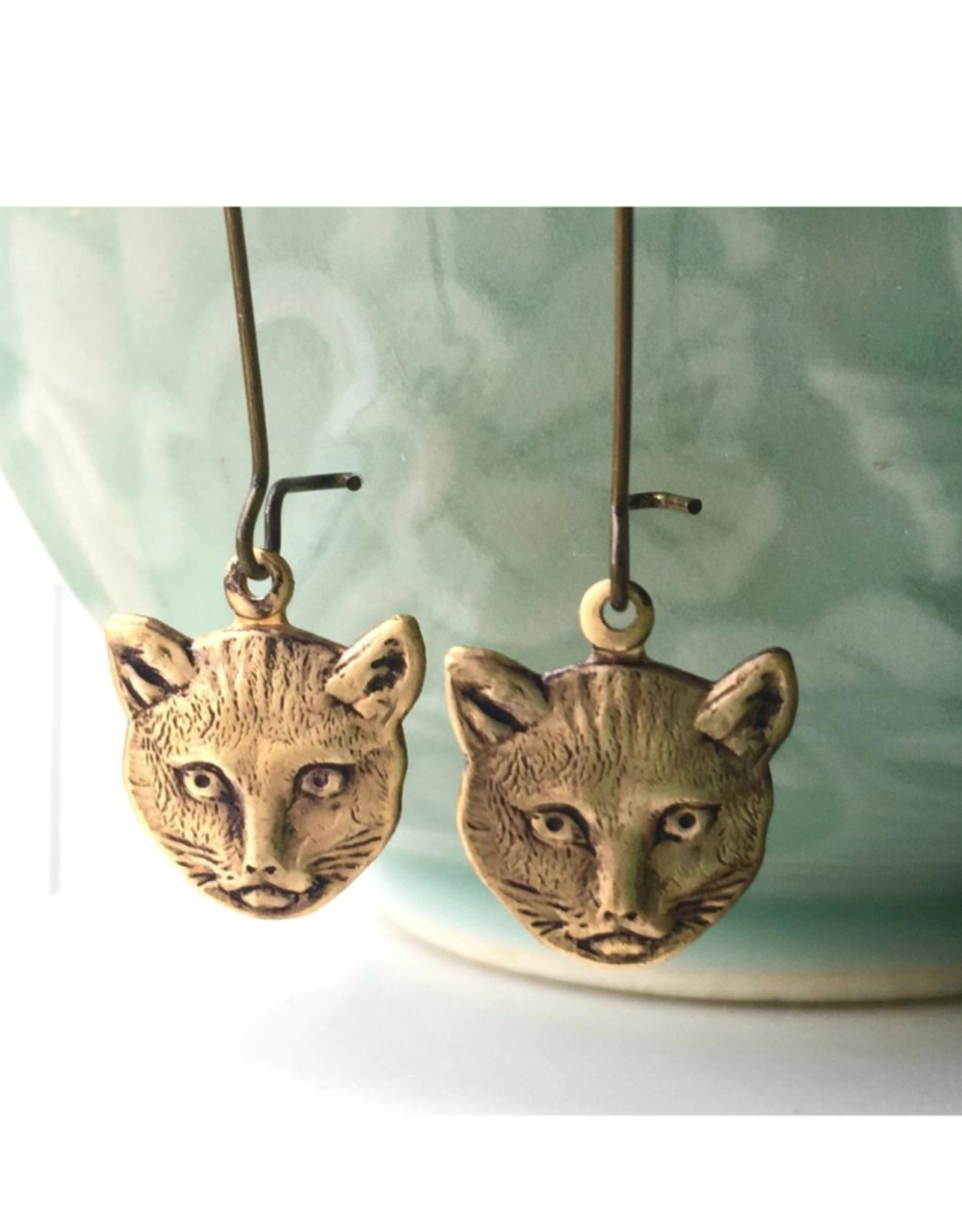 EARRINGS-CATS VINTAGE