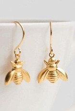 EARRINGS-BEE GOLD SPRING GARDEN