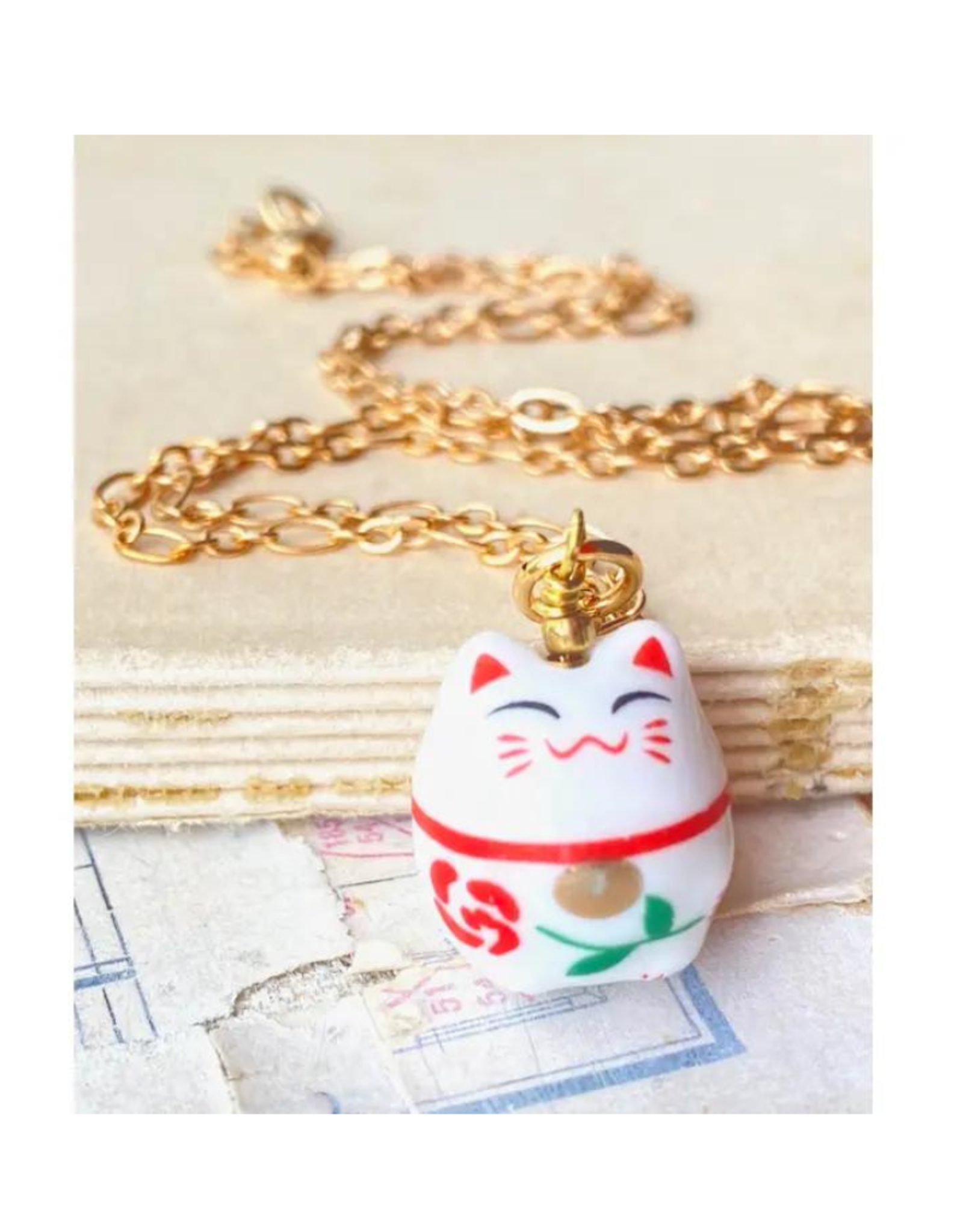 NECKLACE-LUCKY CAT