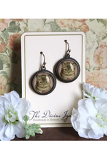 Faire/The Divine Iguana EARRINGS-VINTAGE ROUND