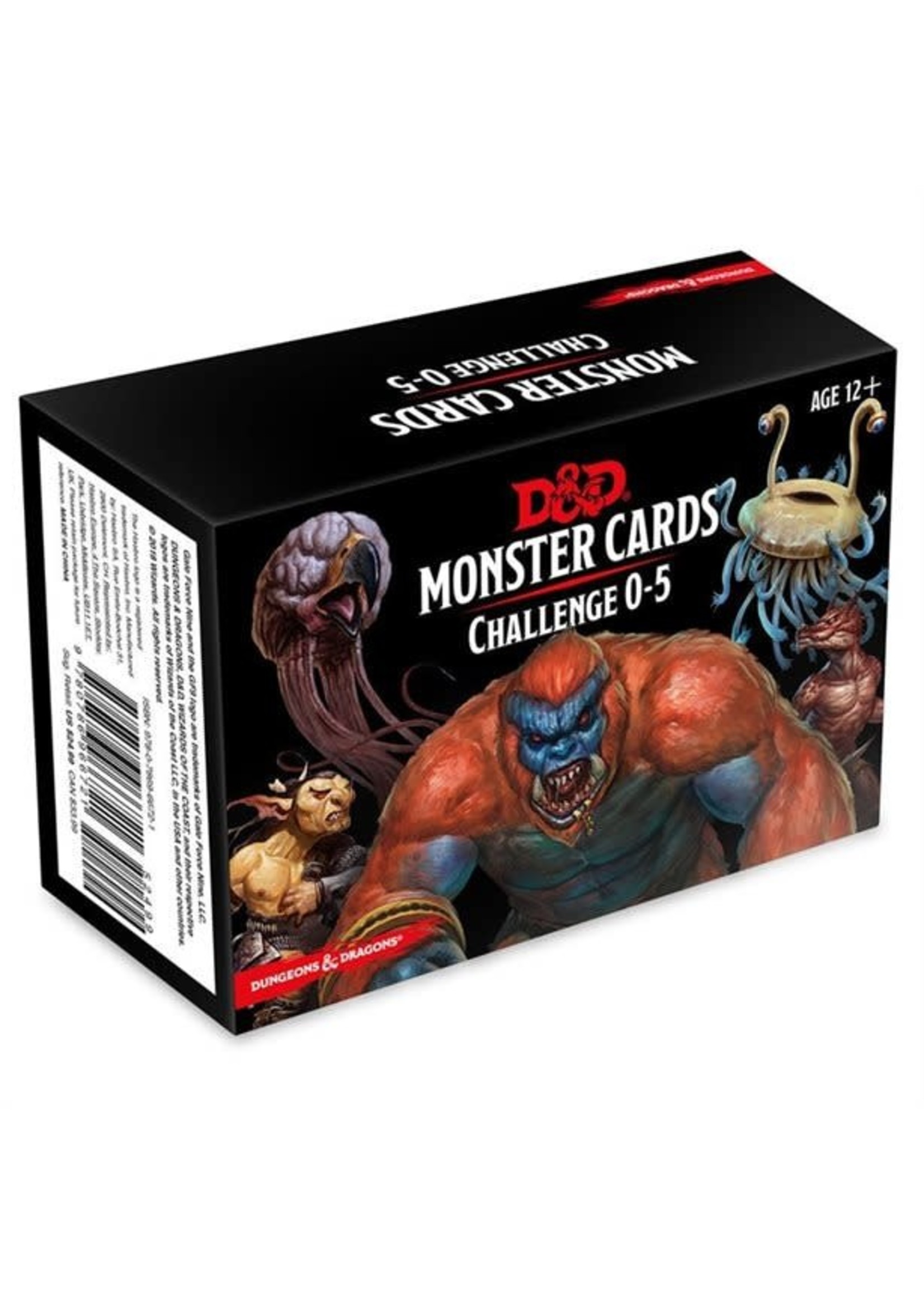 Dungeons & Dragons D&D - Monster cards - challenge 0-5