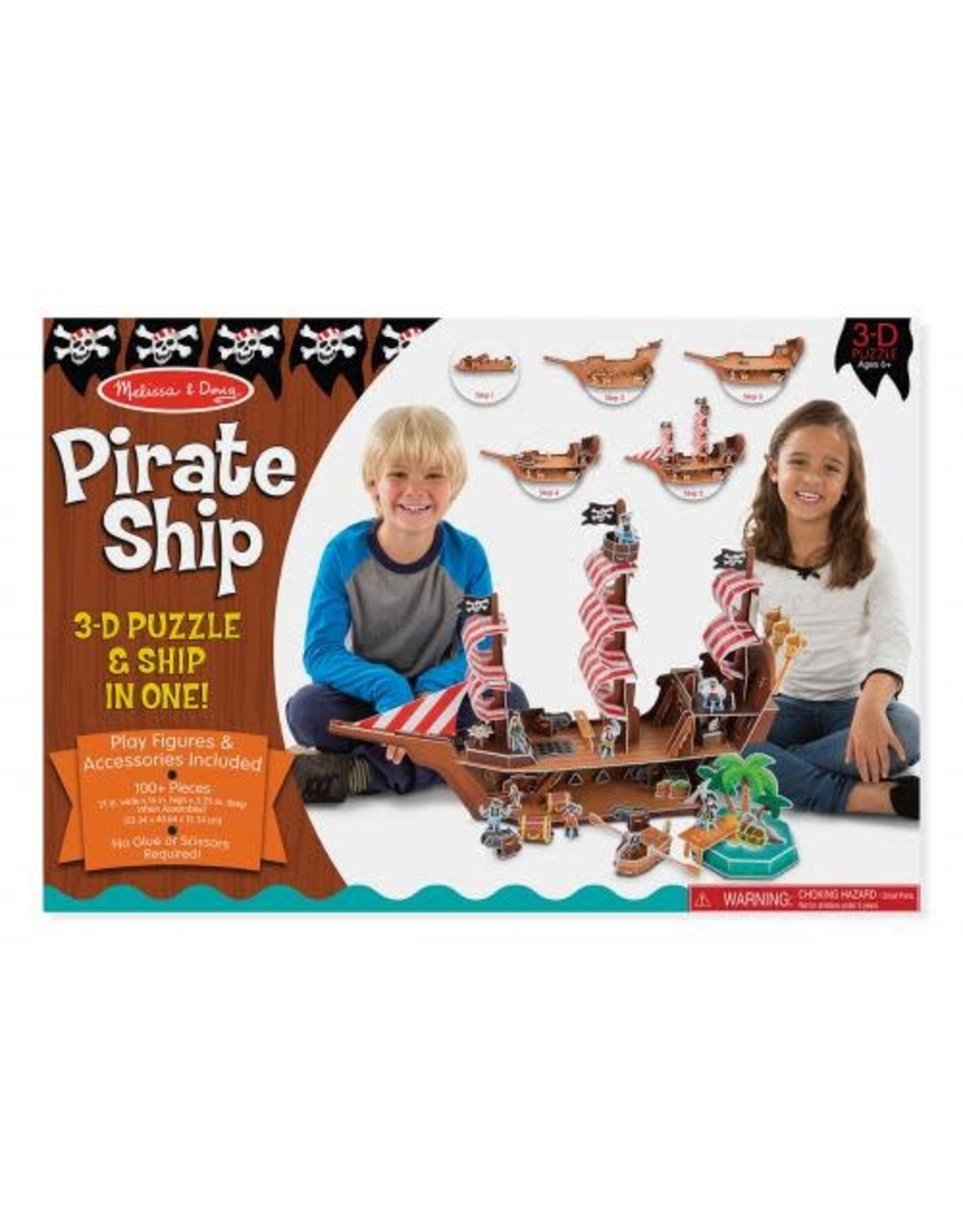Melissa & Doug Play 3D puzzle: pirate ship