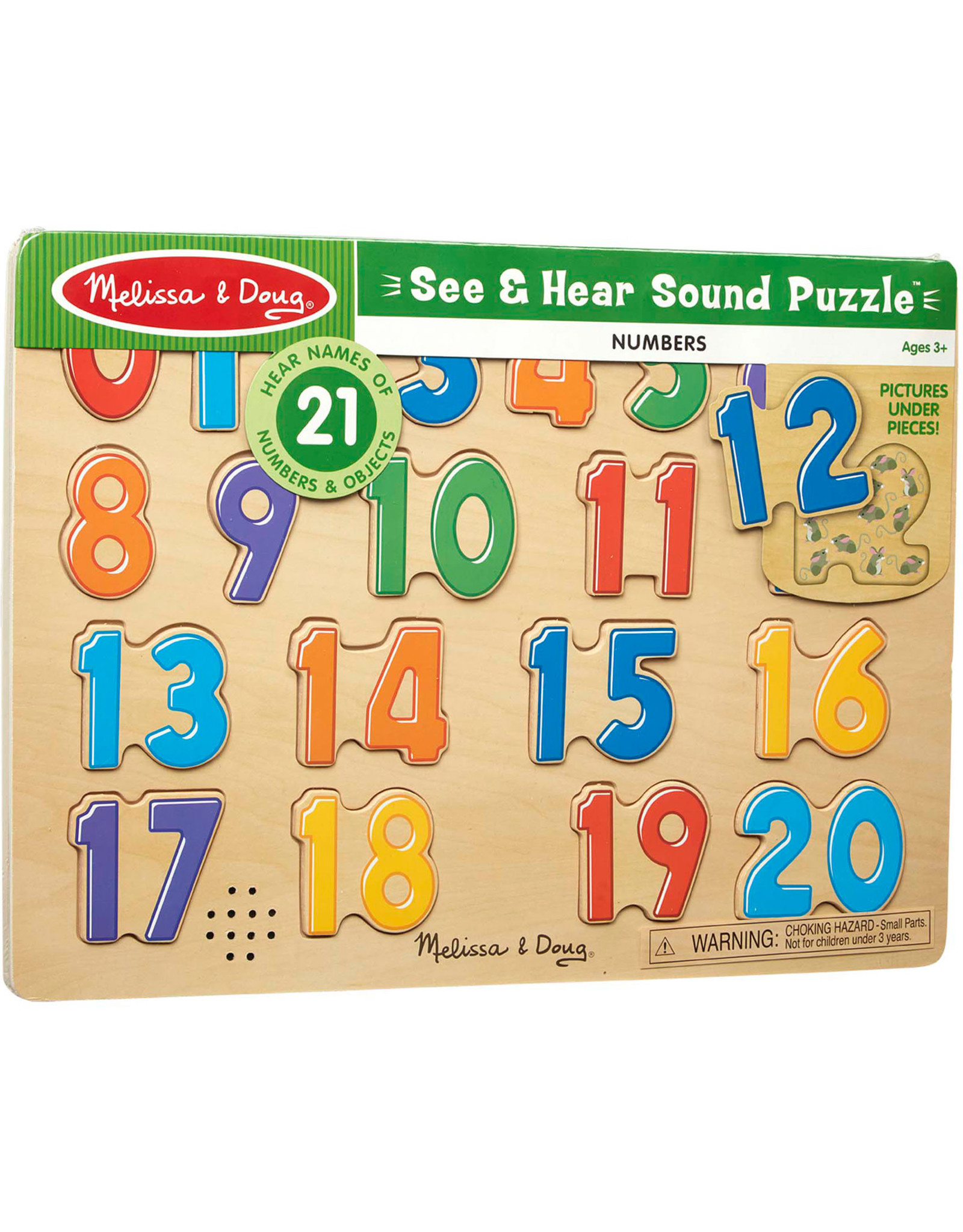 Melissa & Doug See & Hear sound puzzle NUMBERS