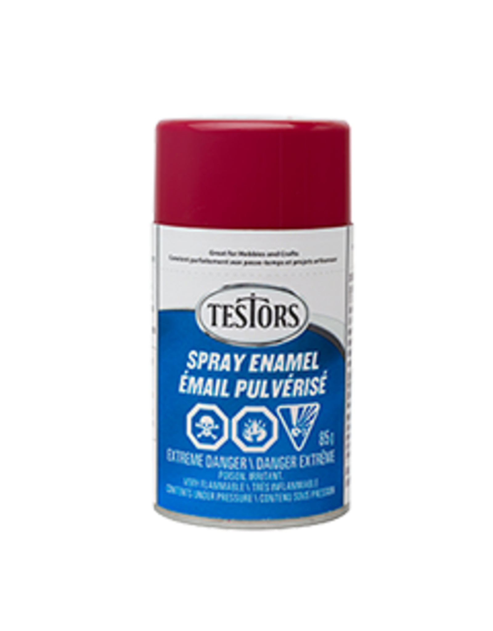 Testors Testors émail en spray 85 g-3 oz : 1204 gloss dark red