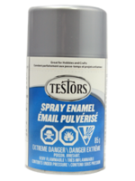 Testors Testors émail en spray 85 g-3 oz : 1246 gloss metallic silver