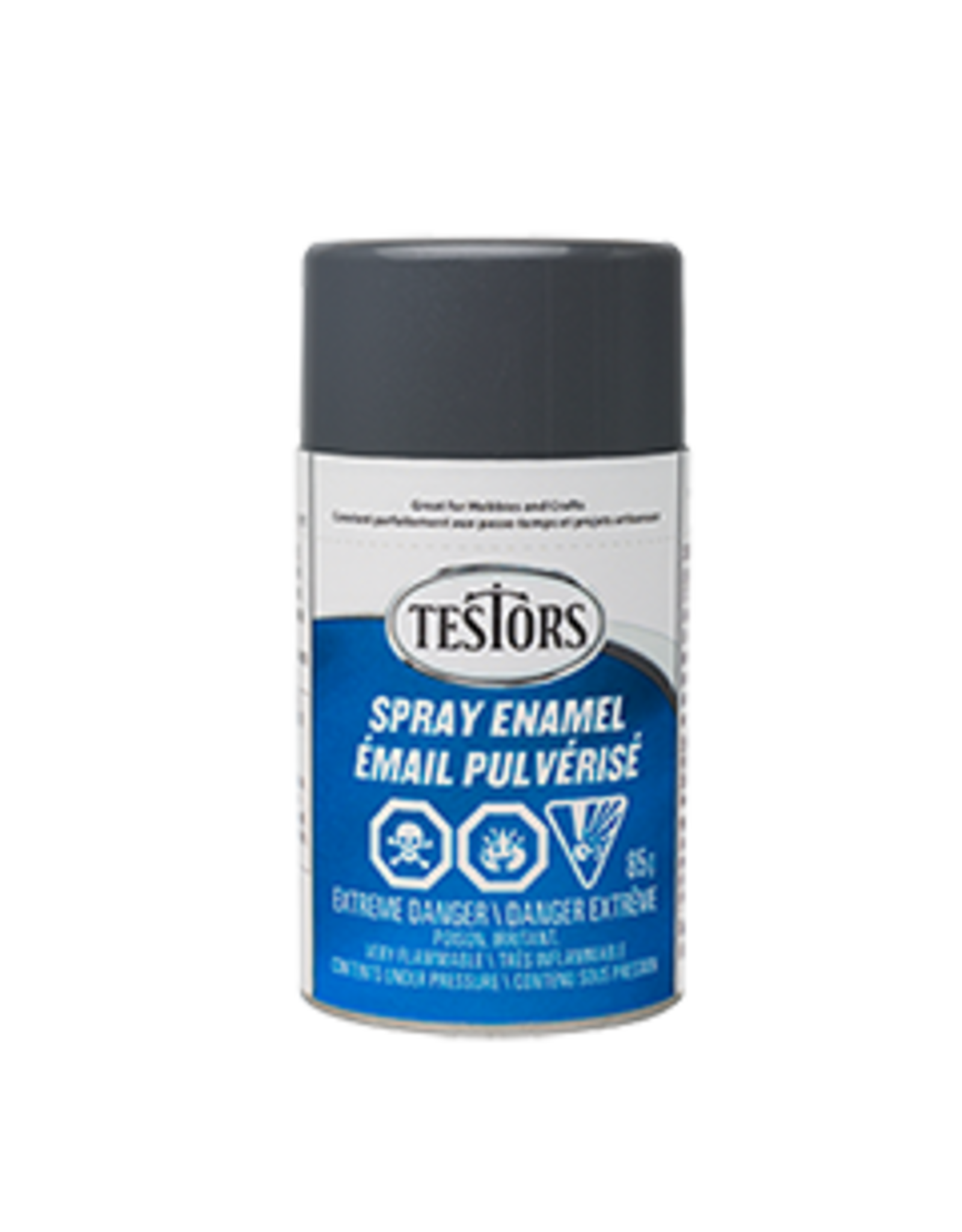 Testors Testors émail en spray 85 g-3 oz : 1253 graphite gray metallic