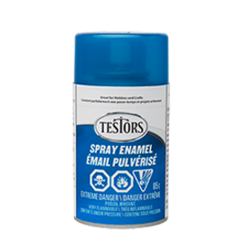Testors Testors émail en spray 85 g-3 oz : 1257 transparent blue