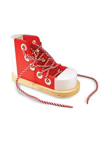 Melissa & Doug Wooden Lacing Shoe