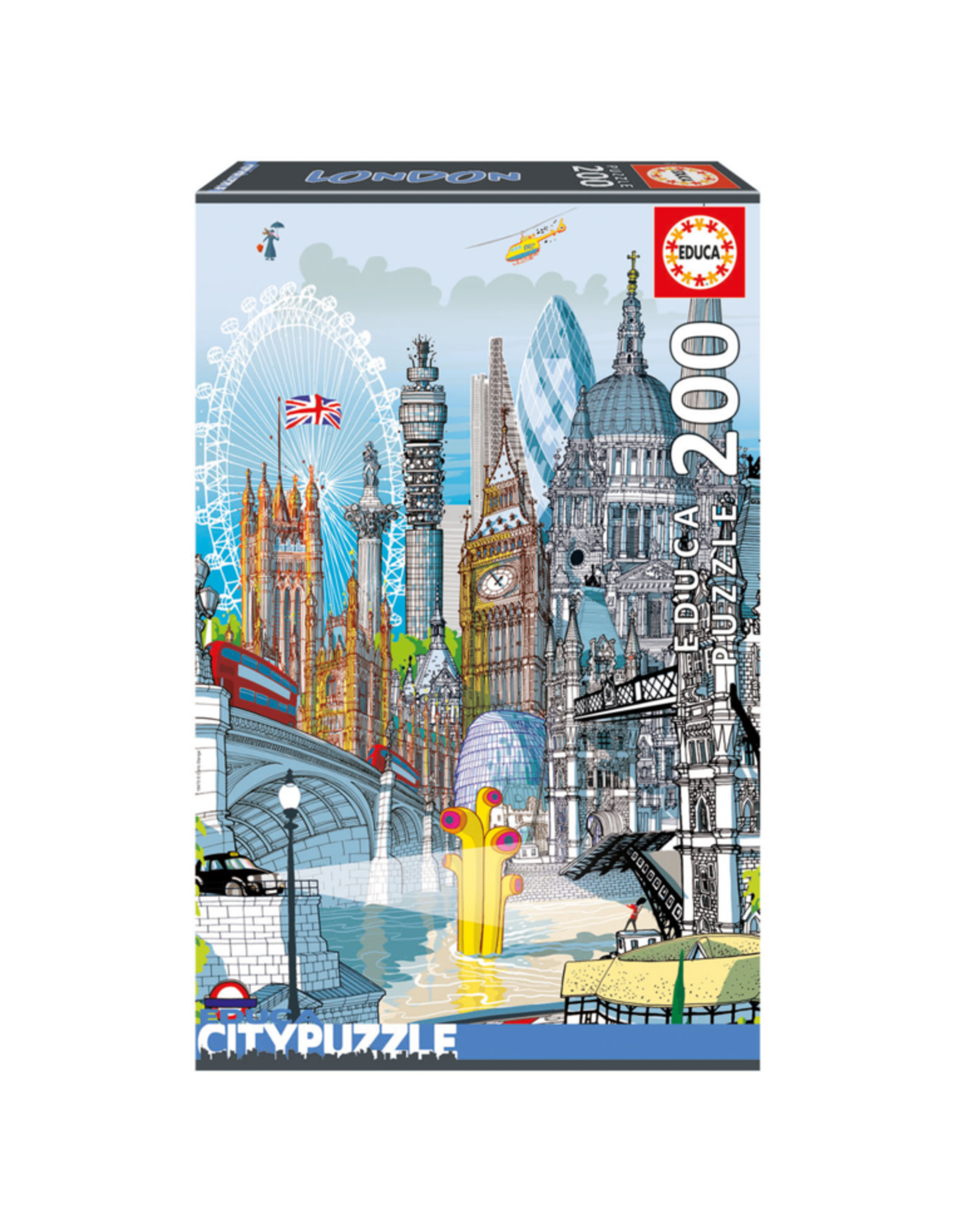 educa Puzzle Educa 200 pcs City puzzle : LONDRES