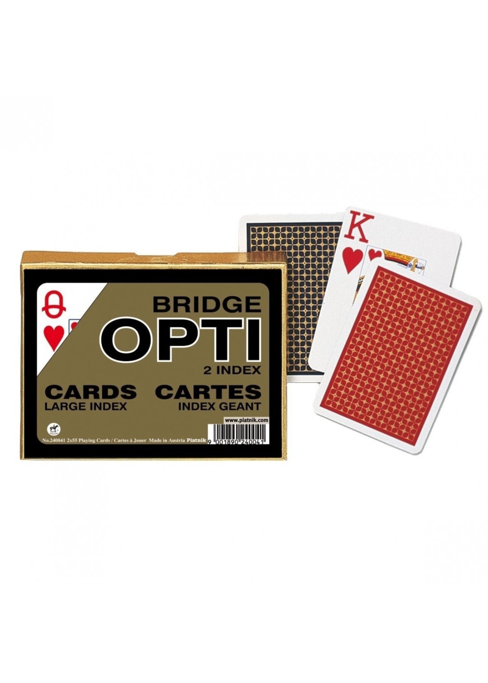 Piatnik Jeu de cartes (Bridge Opti)