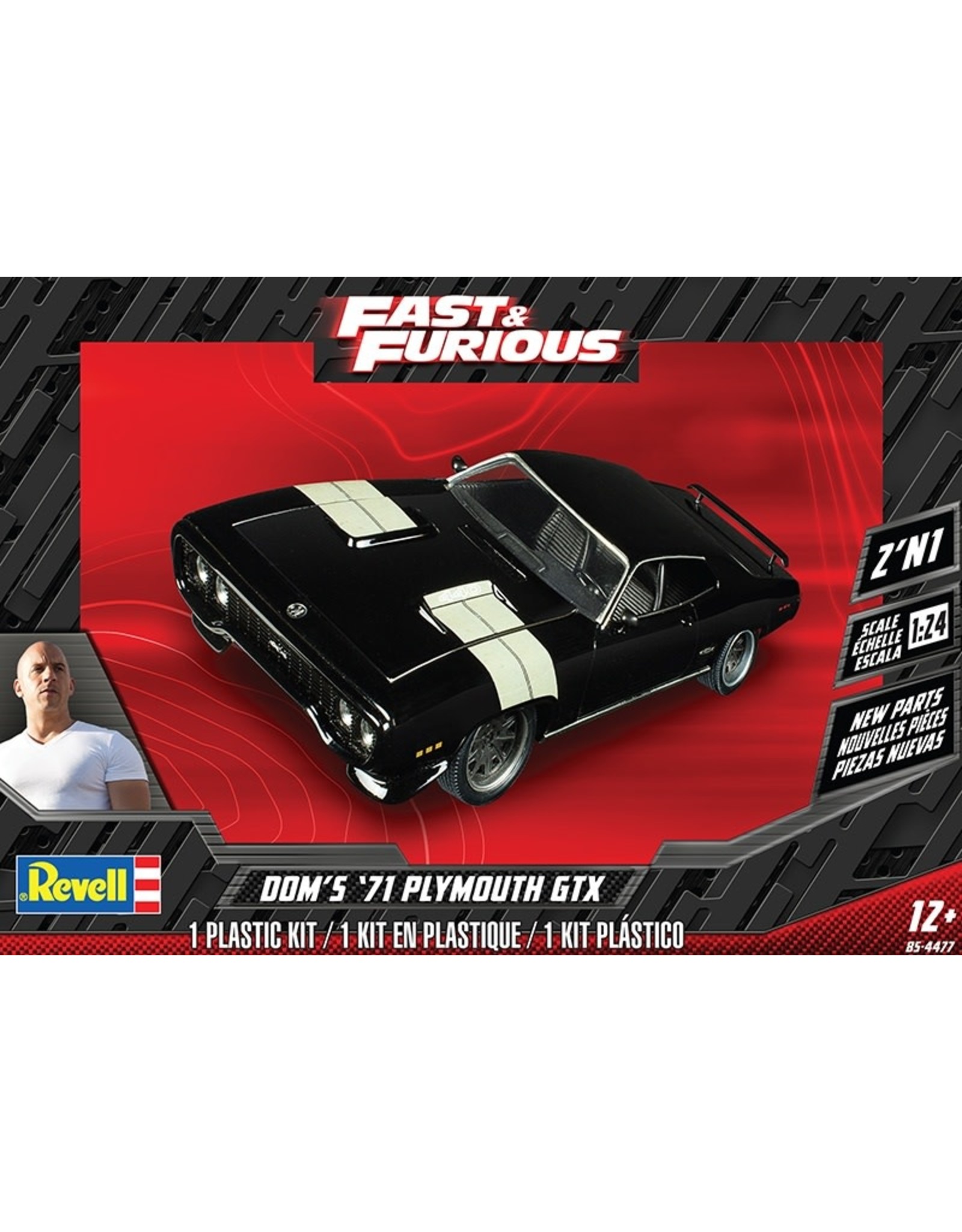 Revell Fast & Furious Dom's '71 Plymouth GTX (1:24)