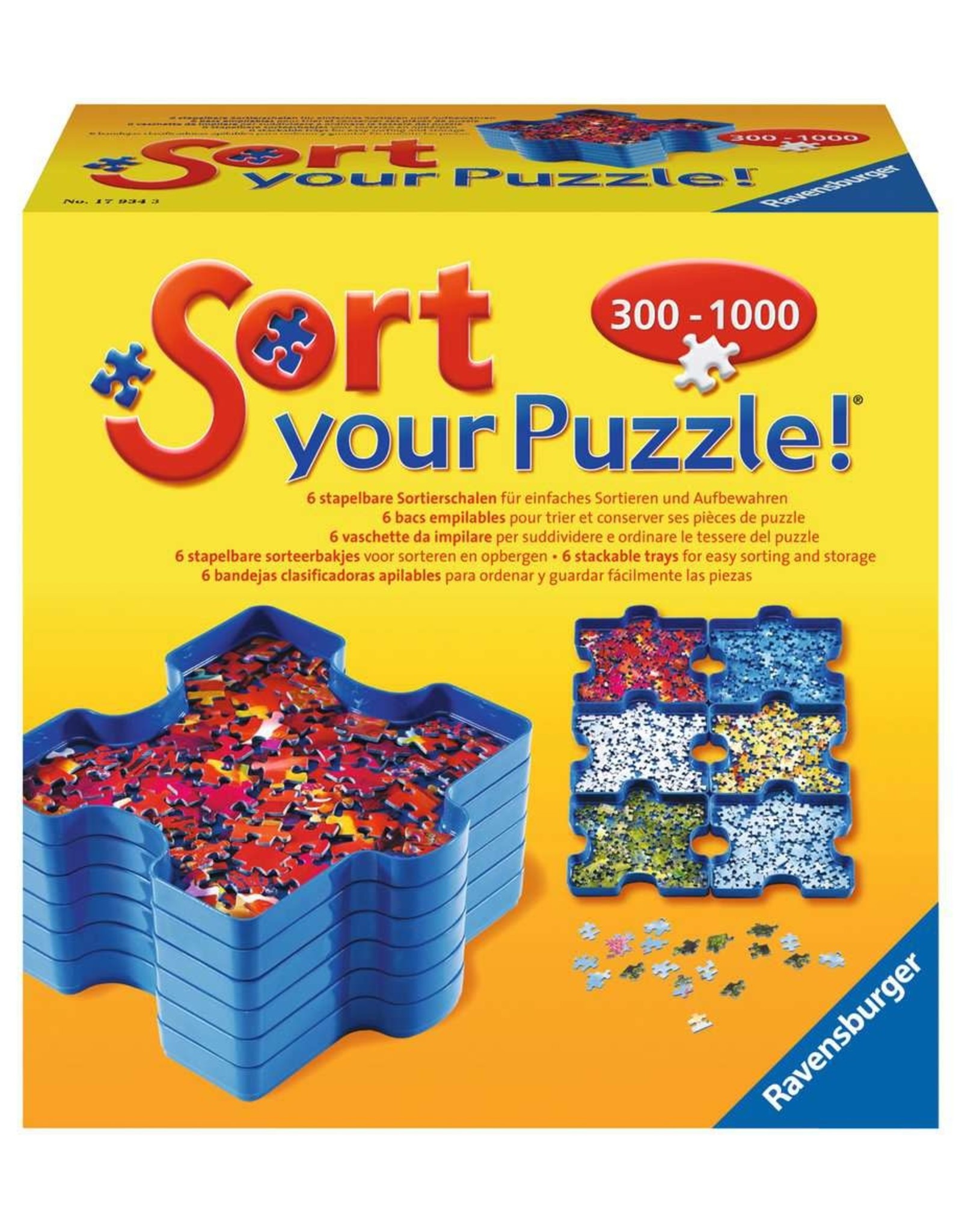 Ravensburger Sort your puzzle! Puzzle sorting trays
