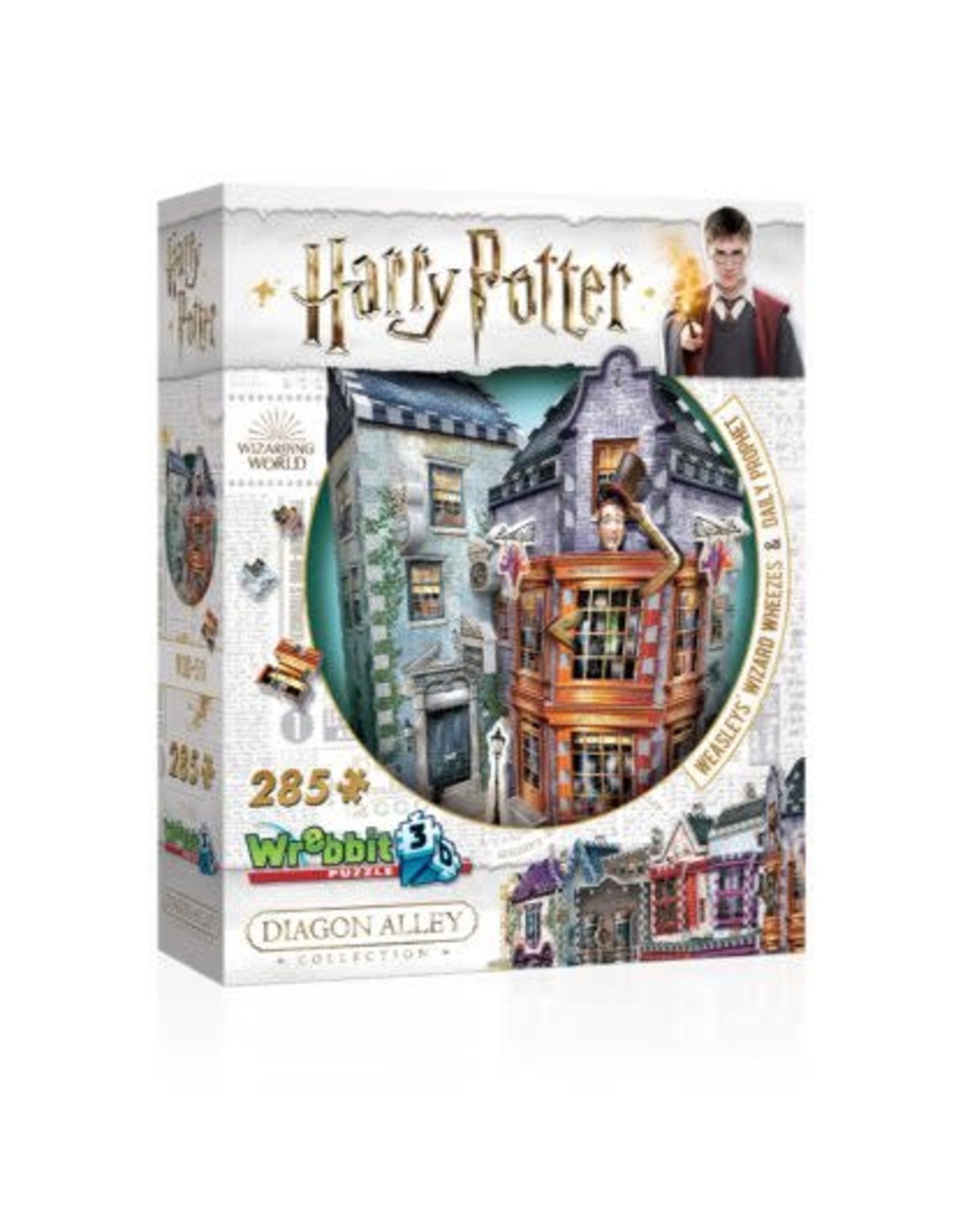 wrebbit Puzzle Wrebbit 3d -Weasley & the daily prophet-diagon alley_ harry potter