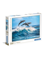 Clementoni Puzzle Clementoni 500 pcs: Dolphins