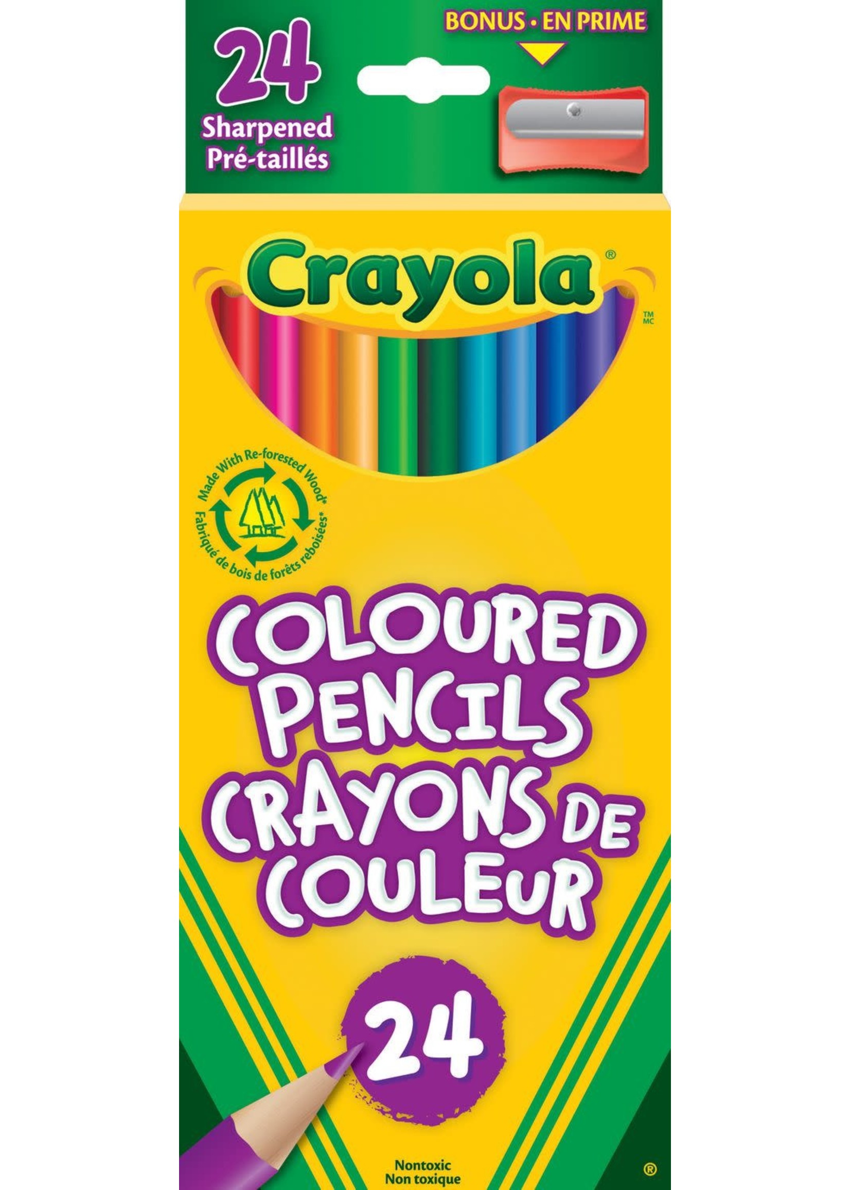 Crayola 24 Crayons de couleurs