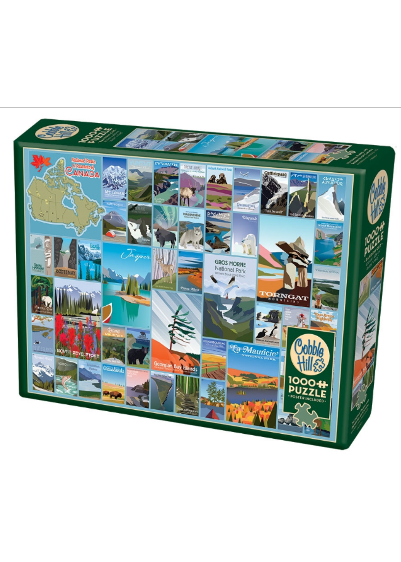 Cobble Hill Casse-tête Cobble hill 1000 pcs - National parks and reserves of Canada