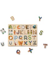 Melissa & Doug Casse-Tête en bois - alphabet art