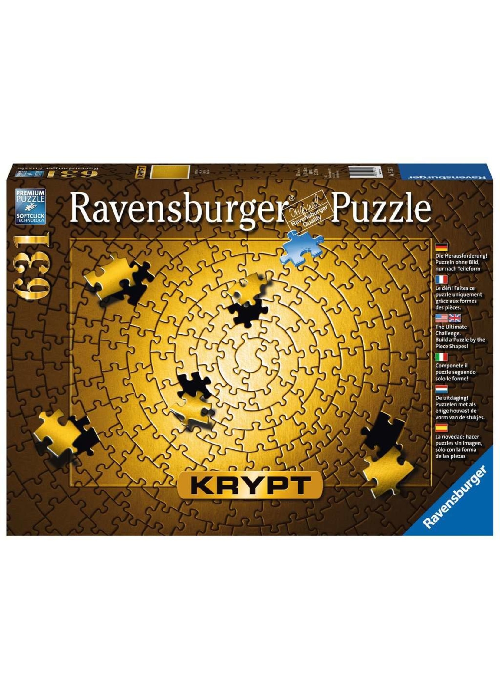 Ravensburger Puzzle Ravensburger 631 pcs Krypt Gold