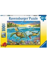 Ravensburger Puzzle Ravensburger 100xxl - Swim with sea turtles
