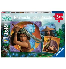Ravensburger Puzzle Ravensburger 3x49 - Raya the brave !