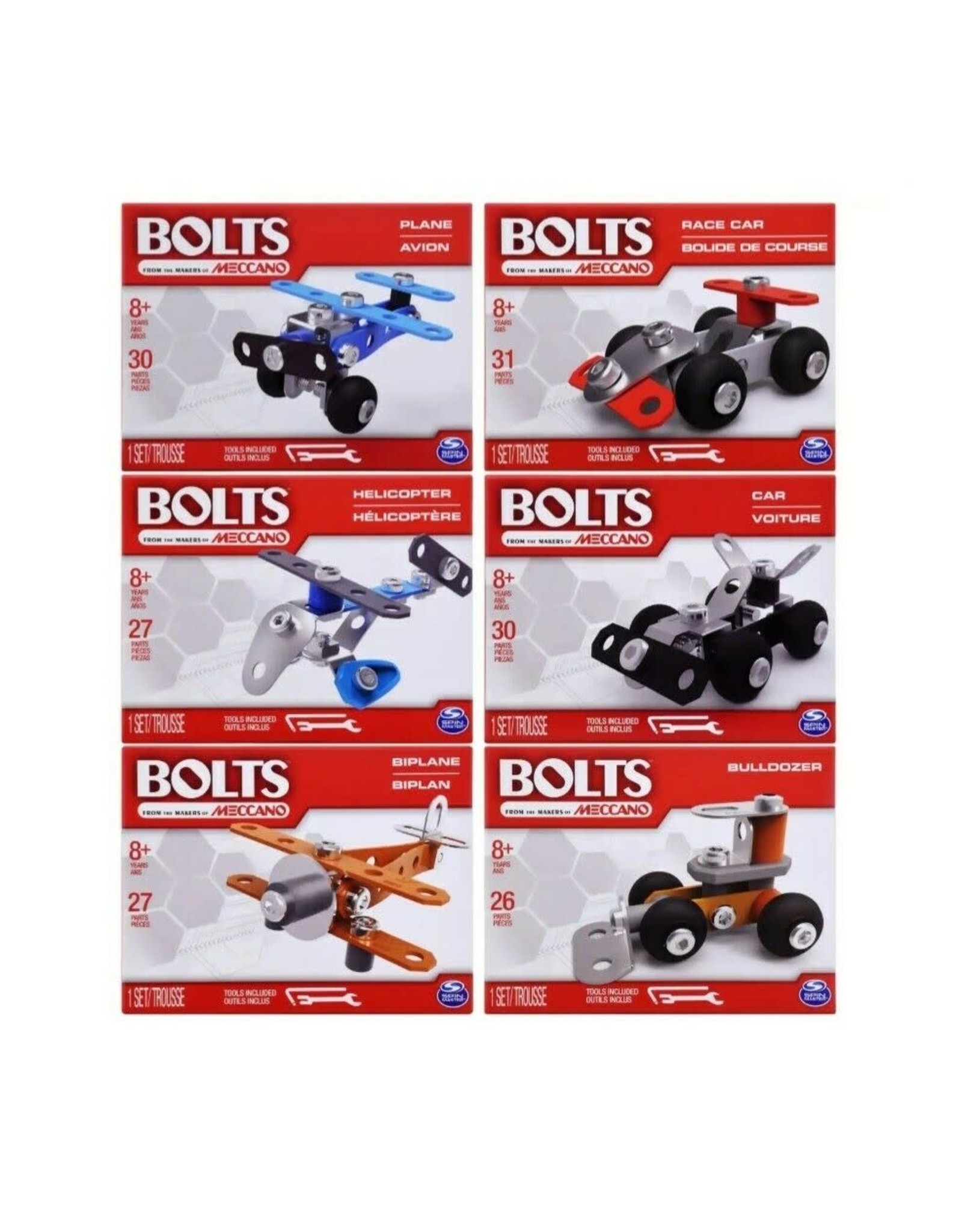 Meccano Meccano - Bolts / plusieurs modèles