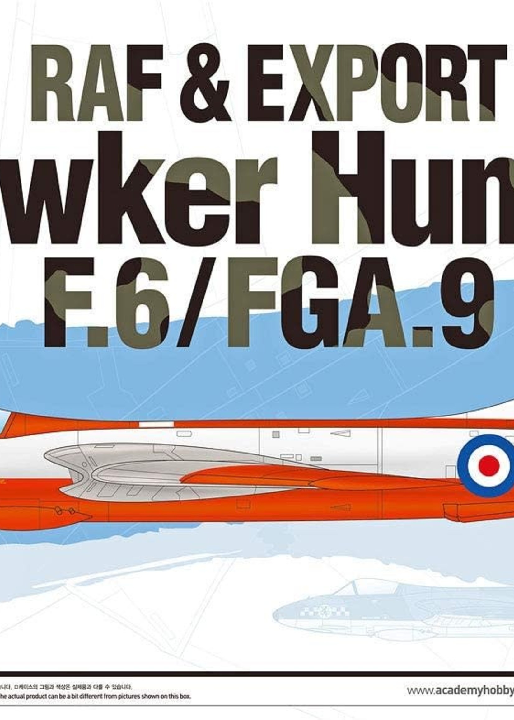 academy hobby RAF & Export Hawker hunter F 6 / FGA 9