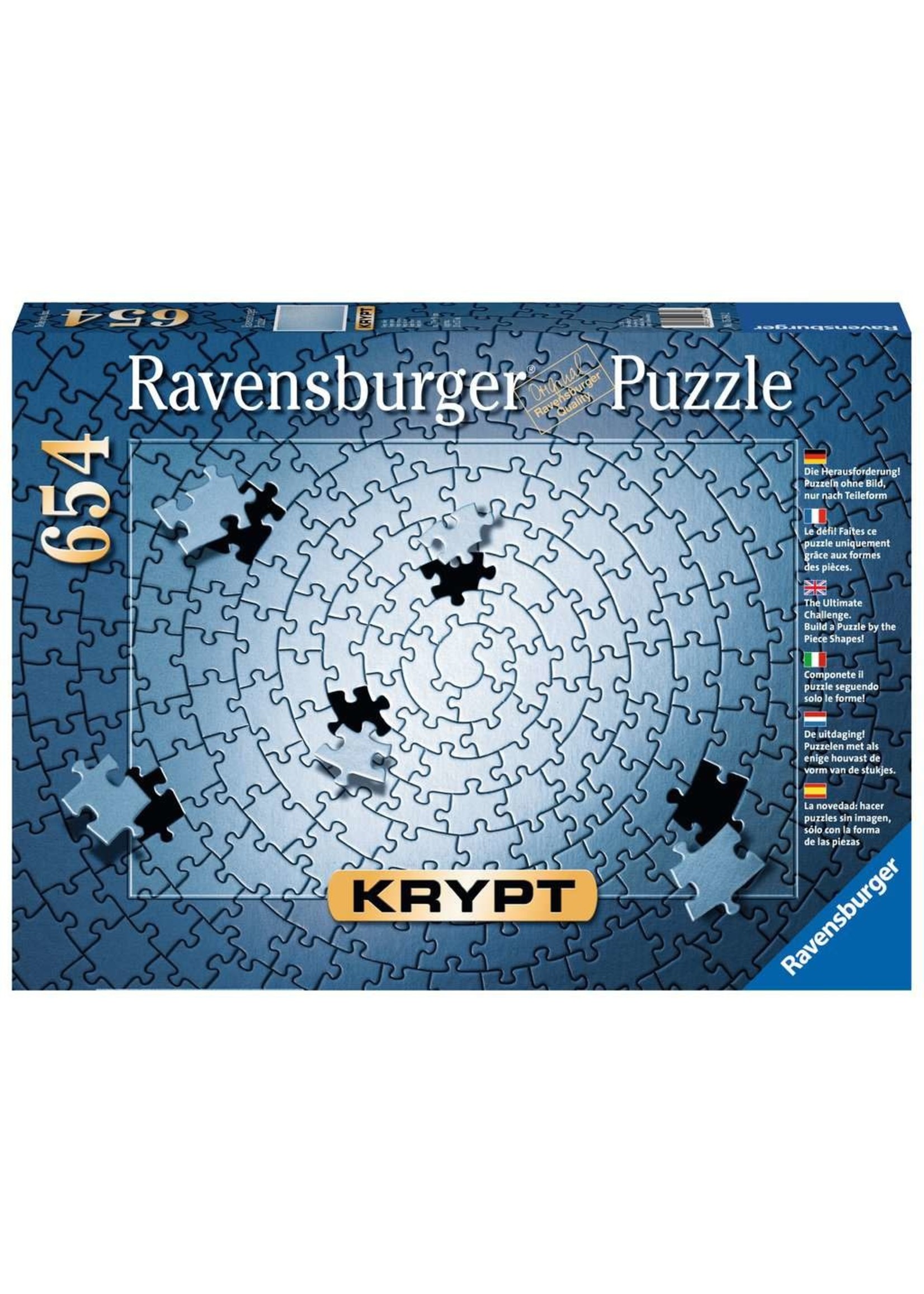 Ravensburger Puzzle Ravensburger 631 pcs Krypt Silver