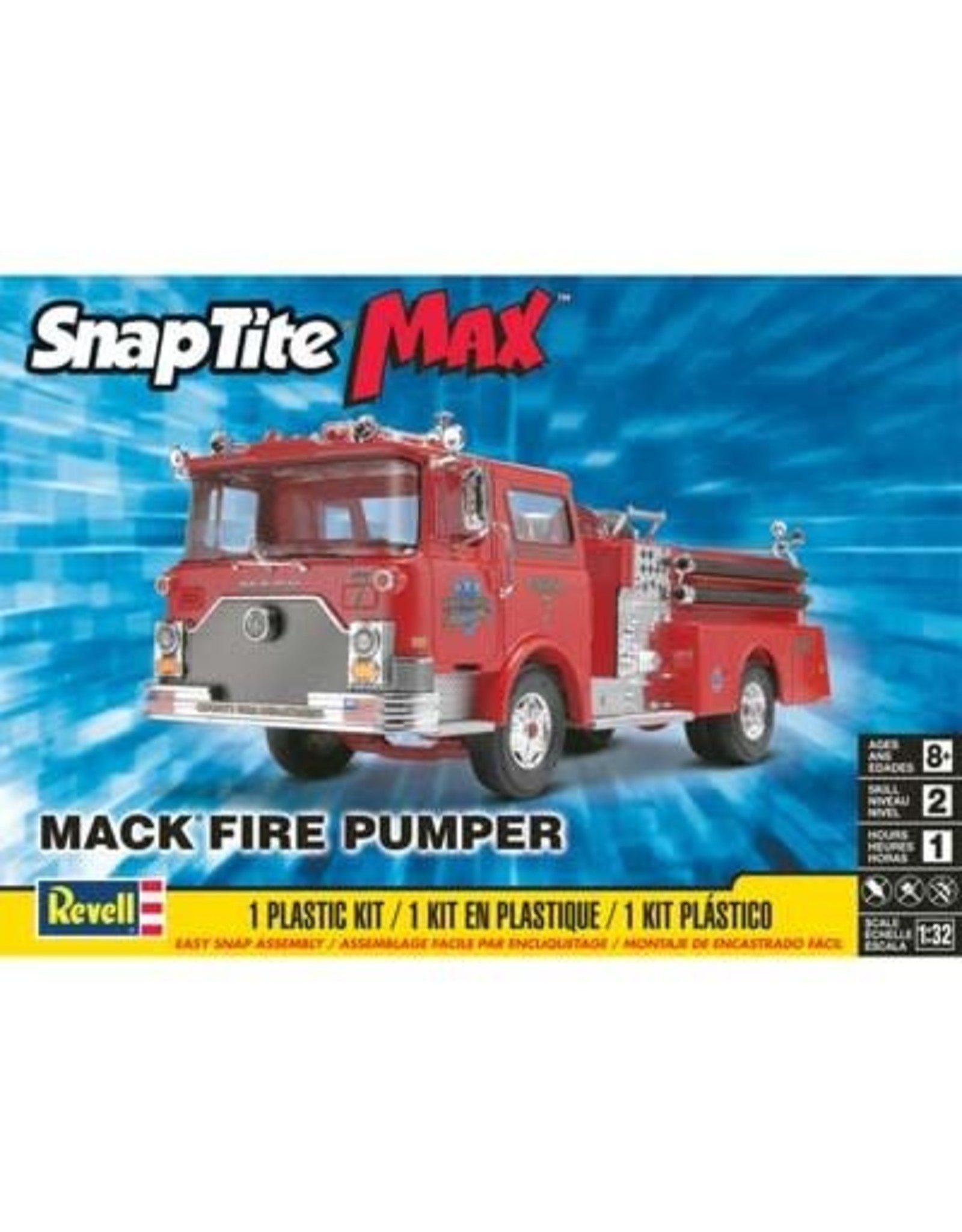 Revell Mack fire pumper - Revell snap