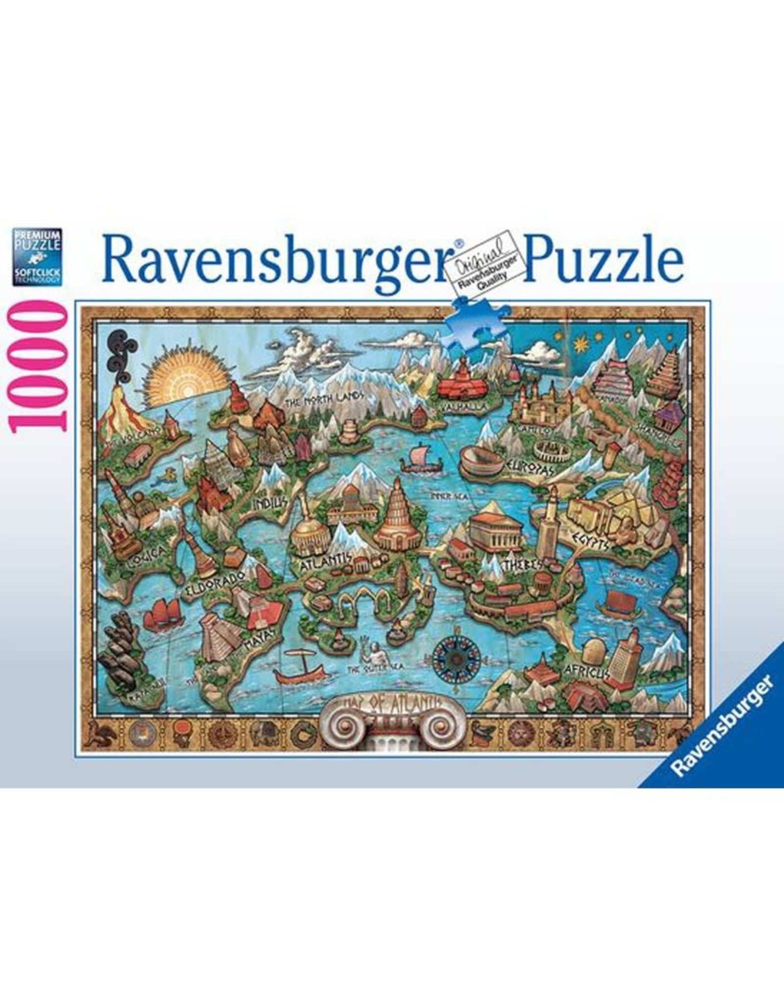 Ravensburger Puzzle Ravensburger 1000 pcs Mysterious Atlantis
