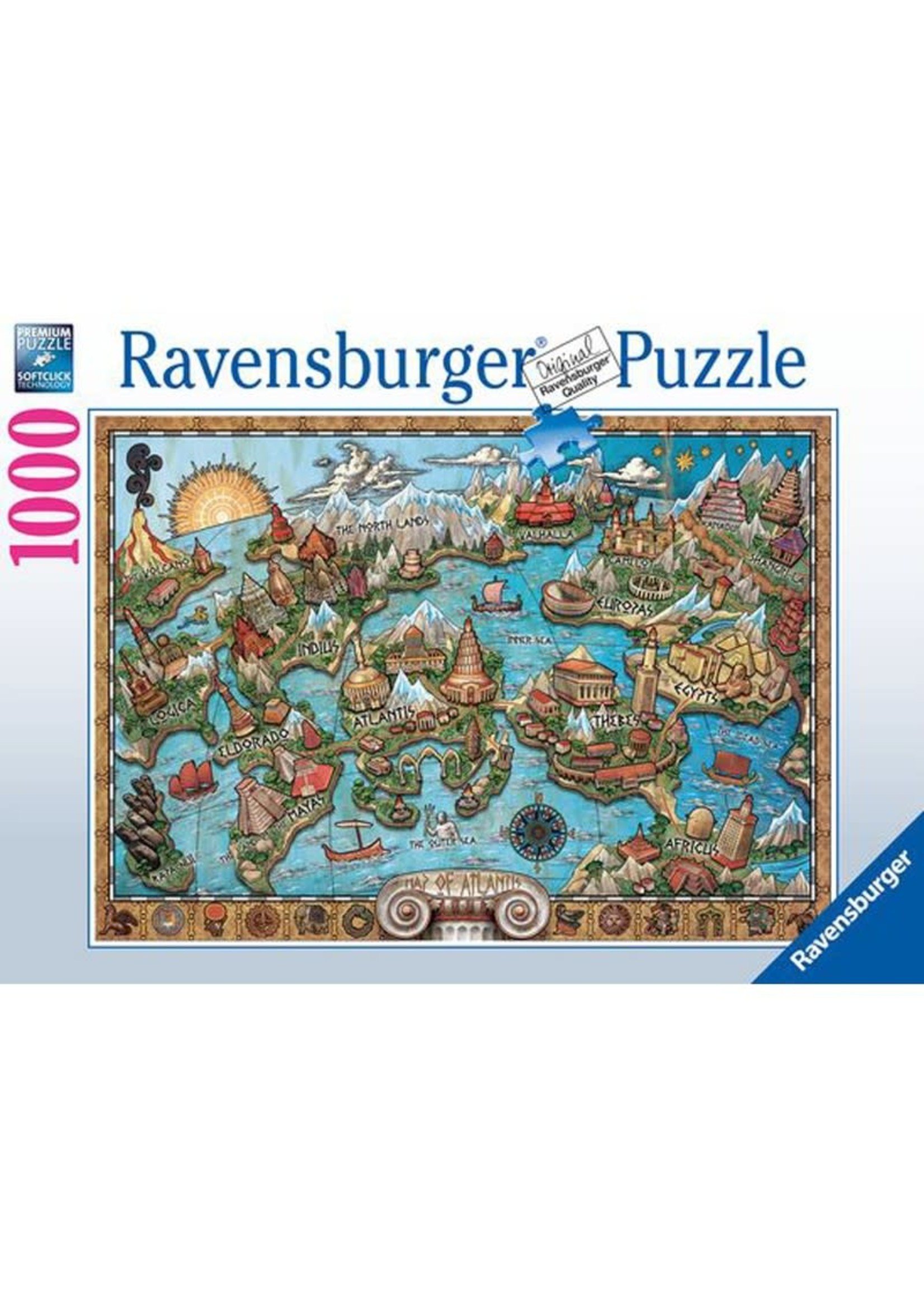 Ravensburger Puzzle Ravensburger 1000 pcs Mysterious Atlantis