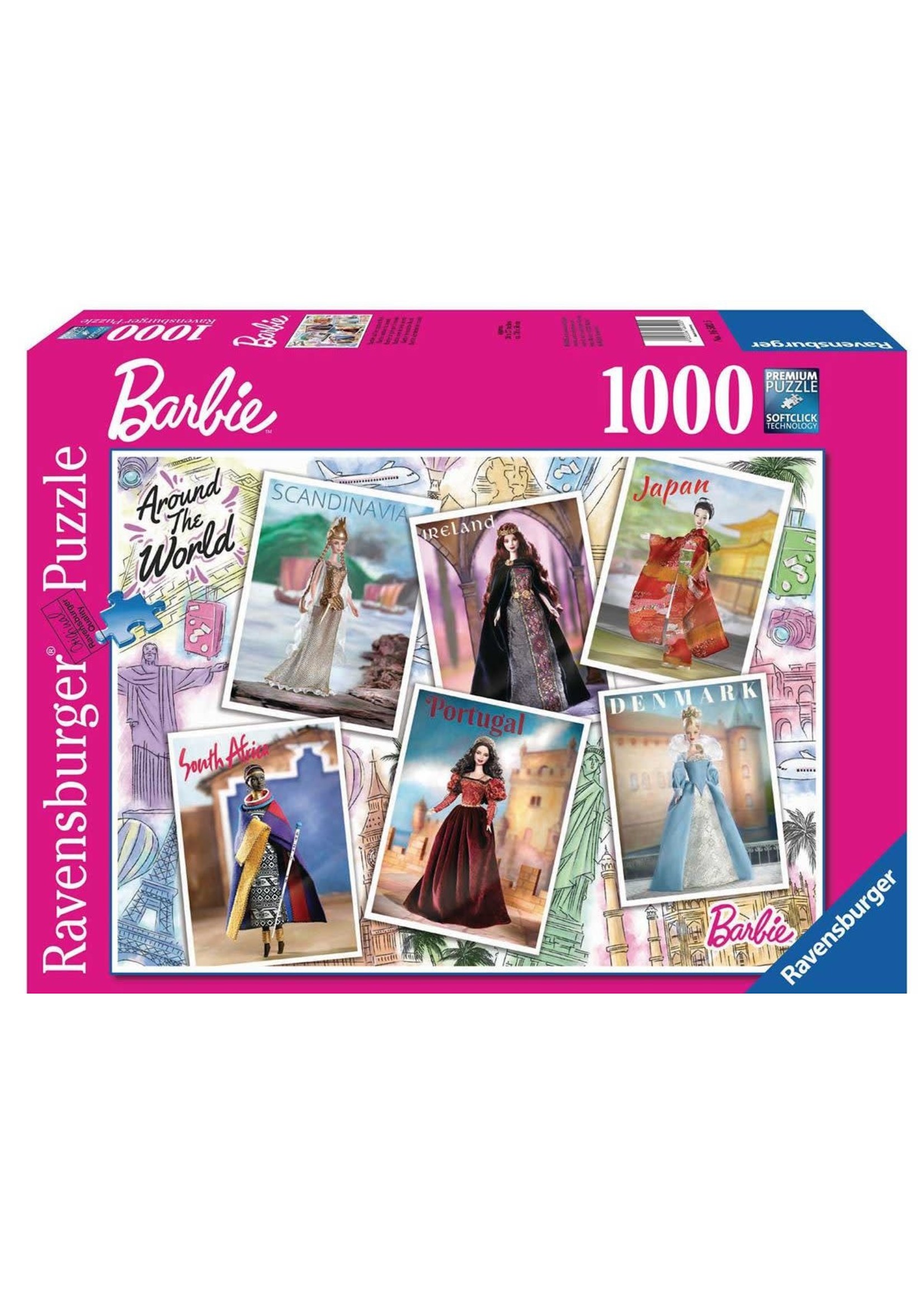 Ravensburger Casse-tête Ravensburger 1000 pcs Barbie autour du monde