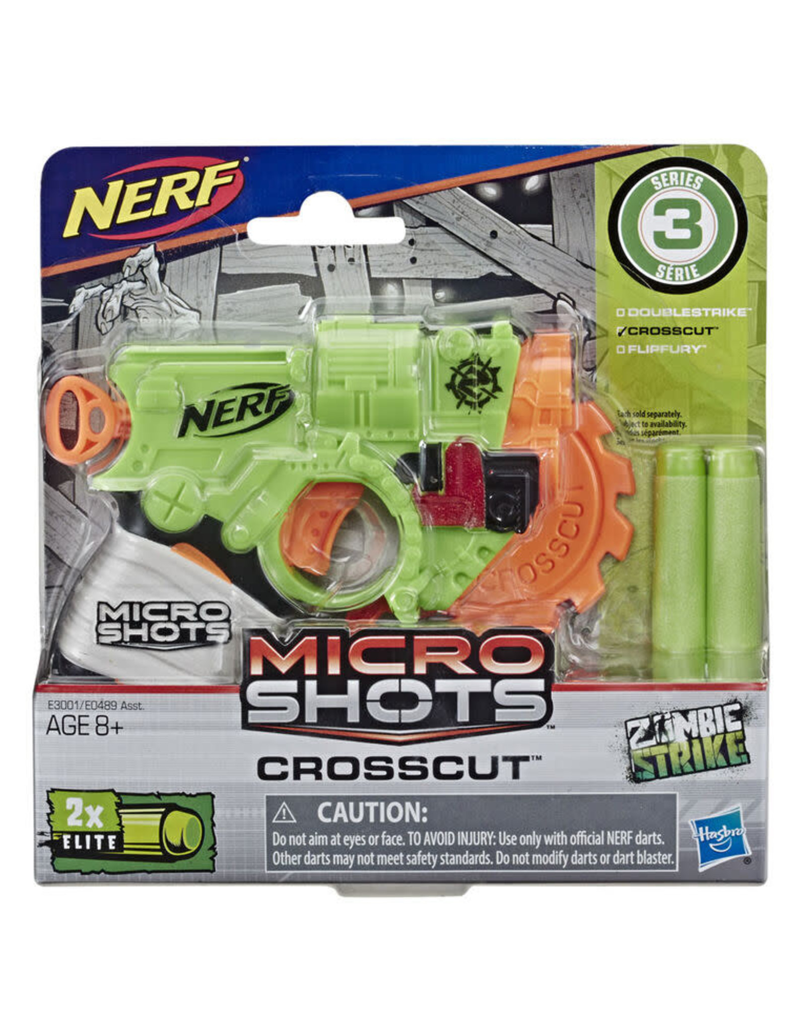 Hasbro Micro shots Crosscut Nerf