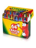 Crayola 64 wax crayons