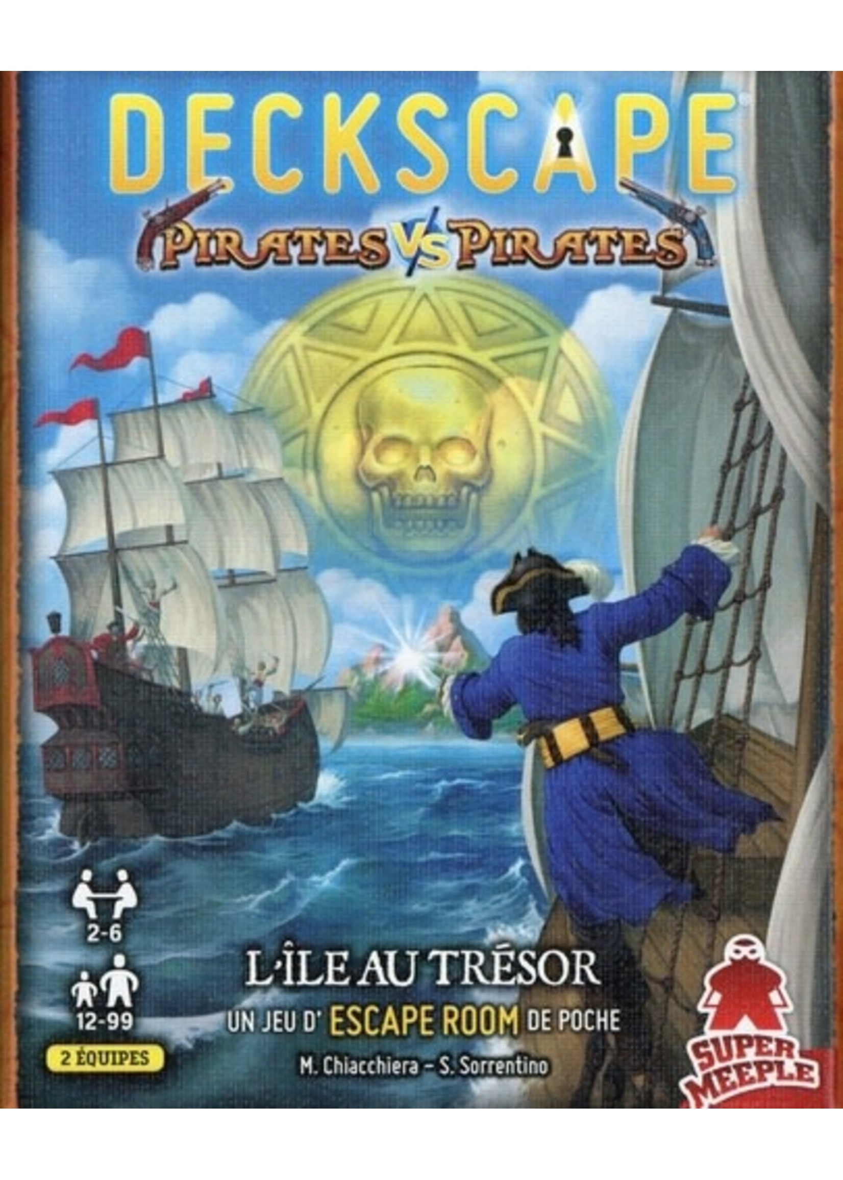 Super meeple Deckscape - Pirate vs pirates