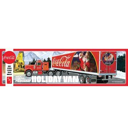 amt Coca-cola - Model FB beaded panel fruehauf HOLIDAY VAN - 1/25