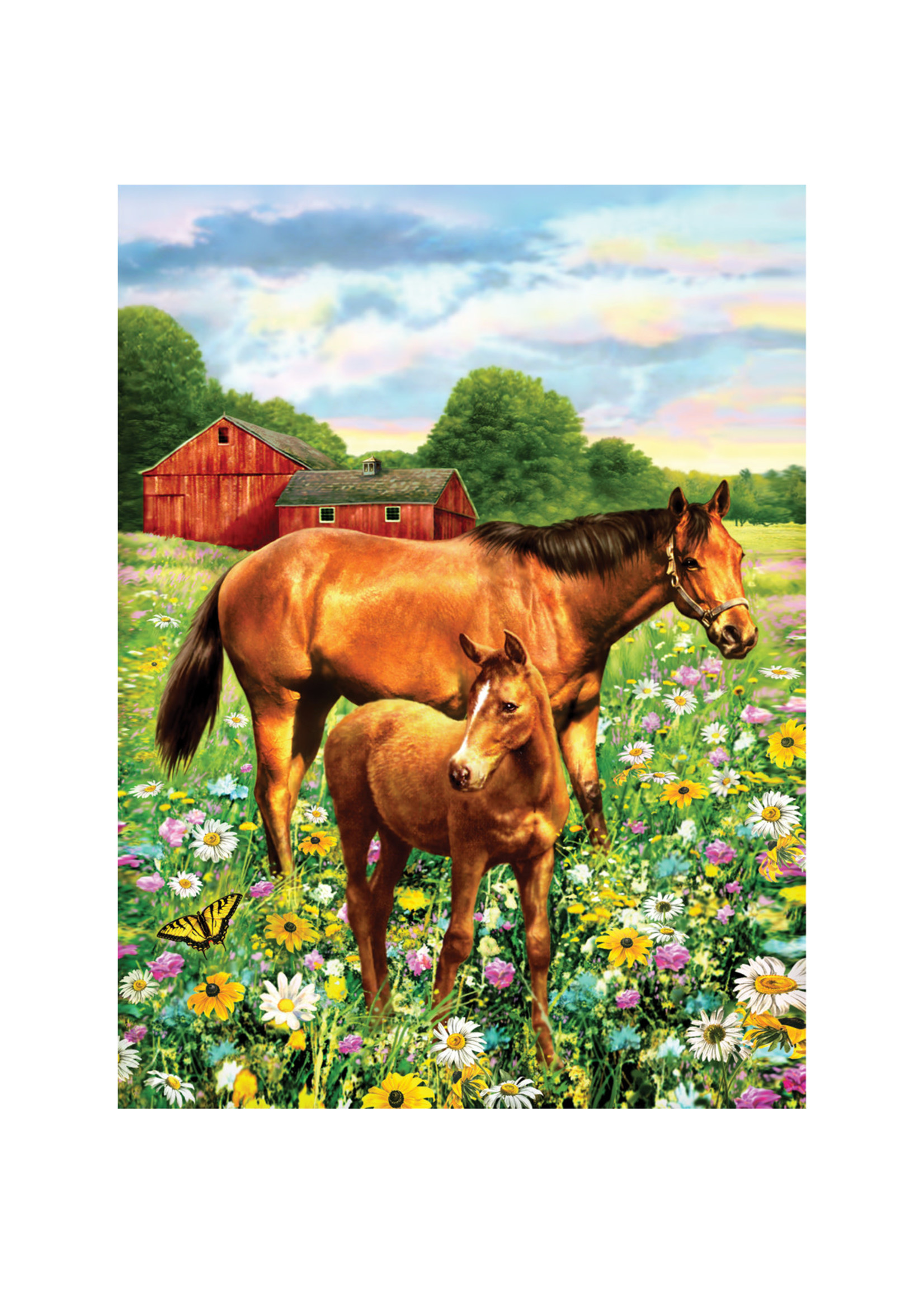 royal & langnickel Paint # - Horses in fields