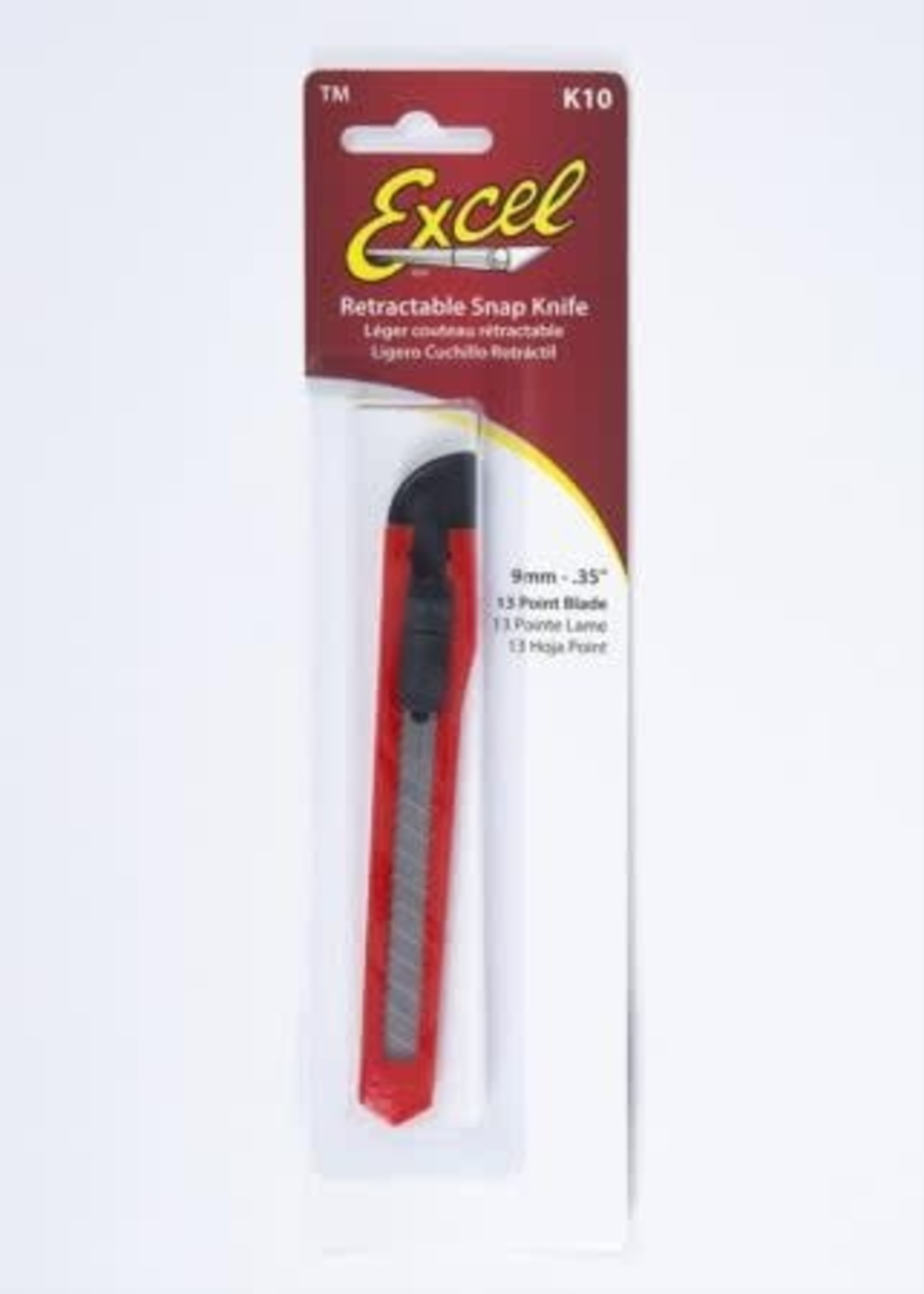 Excel Retractable snap knife - for plastic