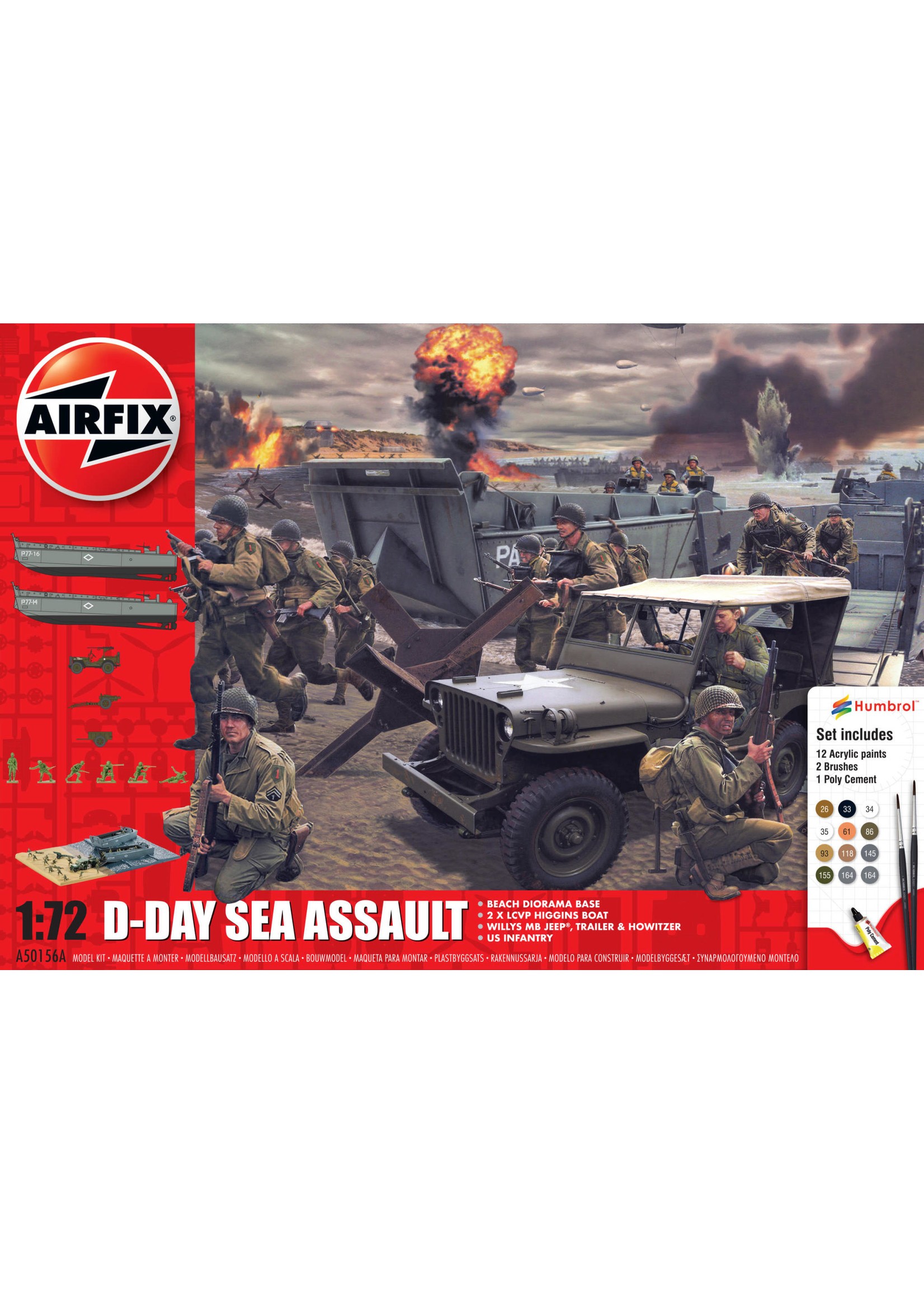 Airfix D-Day sea assault - 75th anniversary set - 1/72