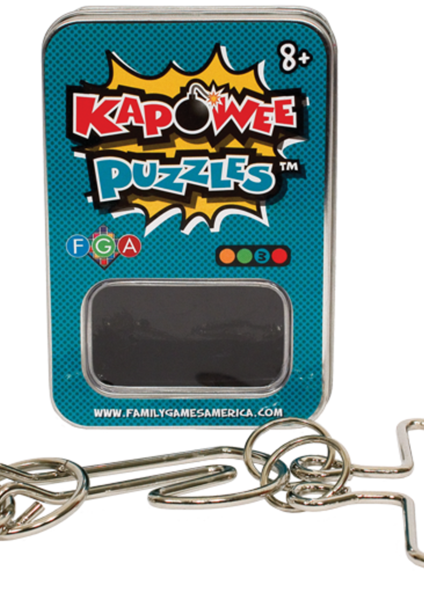 Family Games America FGA Kapowee Puzzle - 3 et 4 (2 modèles)