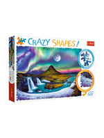 Trefl Trefl puzzle - 600P CRAZY SHAPES! - Aurora over Iceland